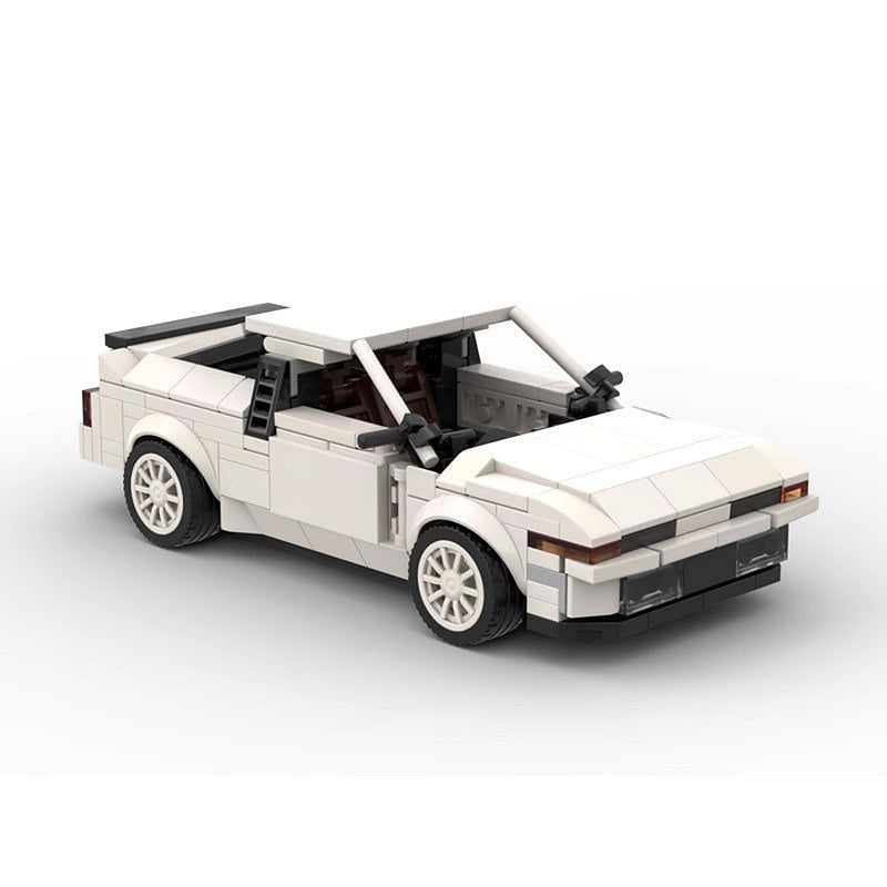 1988 Retro Japanese Coupe Sedan MOC Vehicle Building Kit - 3