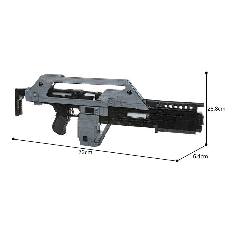 1:1 Futuristic Pulse Rifle MOC Building Kit - 3
