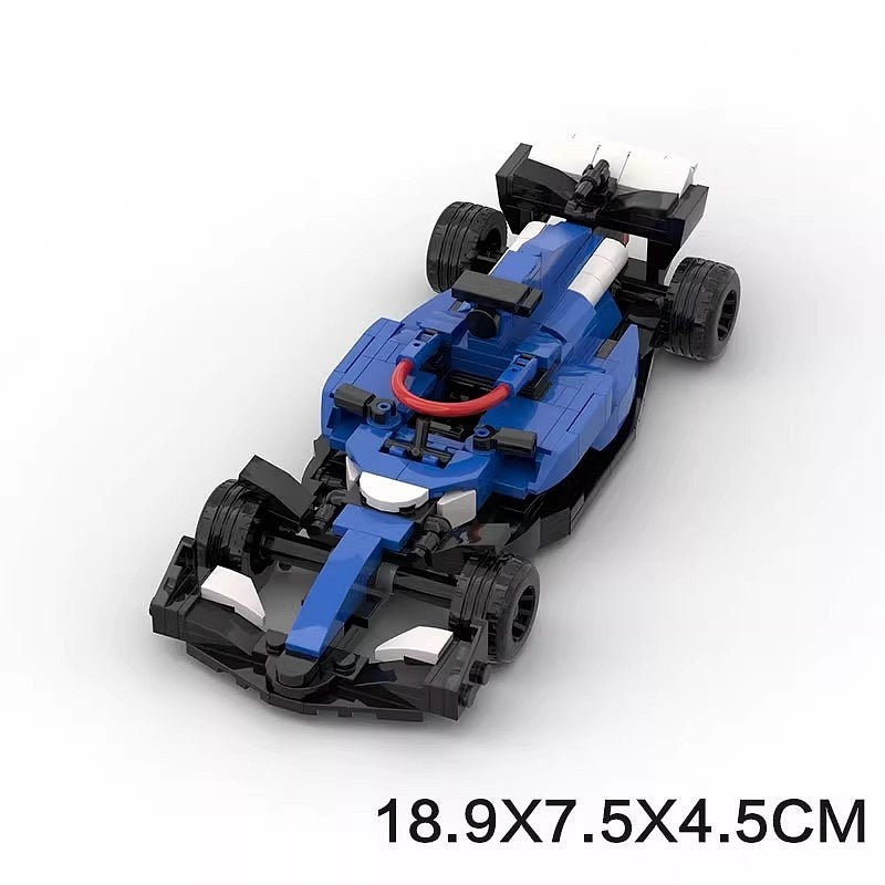 2024 Formula Racing Car 8-Wide MOC Building Kit | Racing Vehicle Model - 4