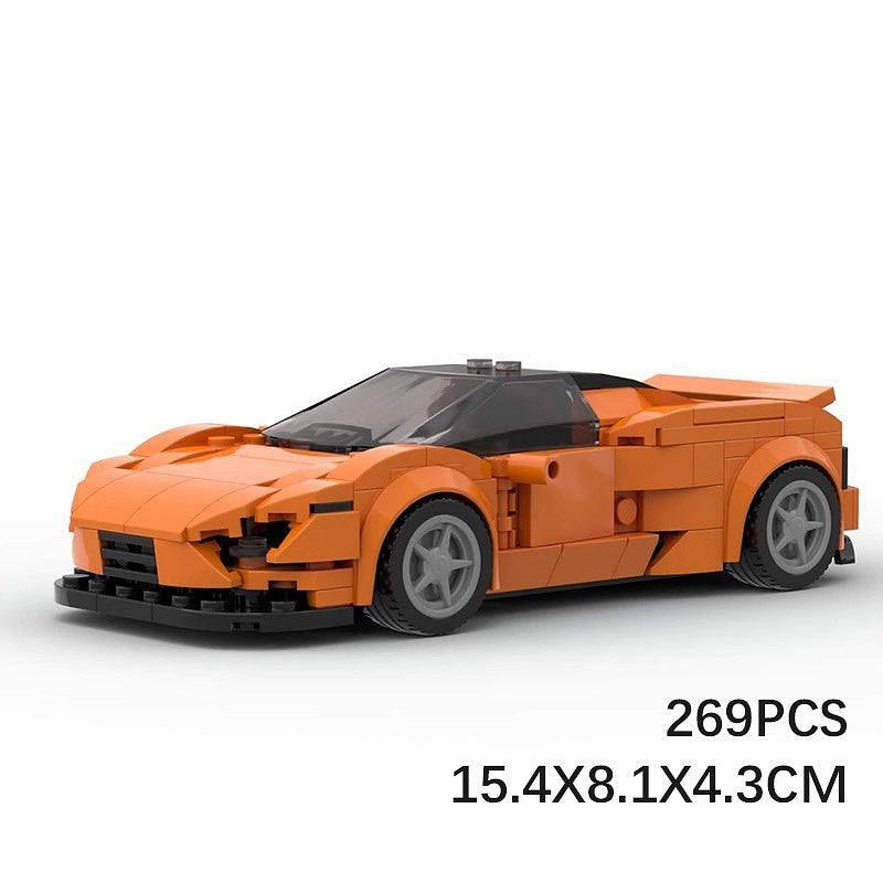 720-Class Twin Turbo Hypercar MOC Building Kit | Sports Car Model - 6