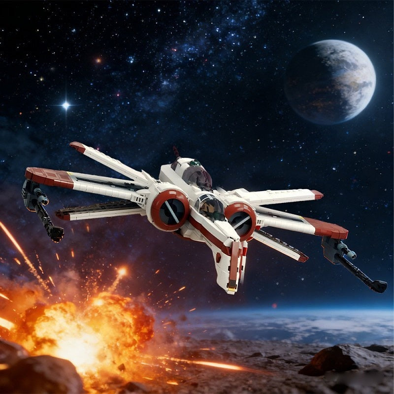 ARC Heavy Clone Starfighter MOC Building Kit | Space Fighter Model - 6