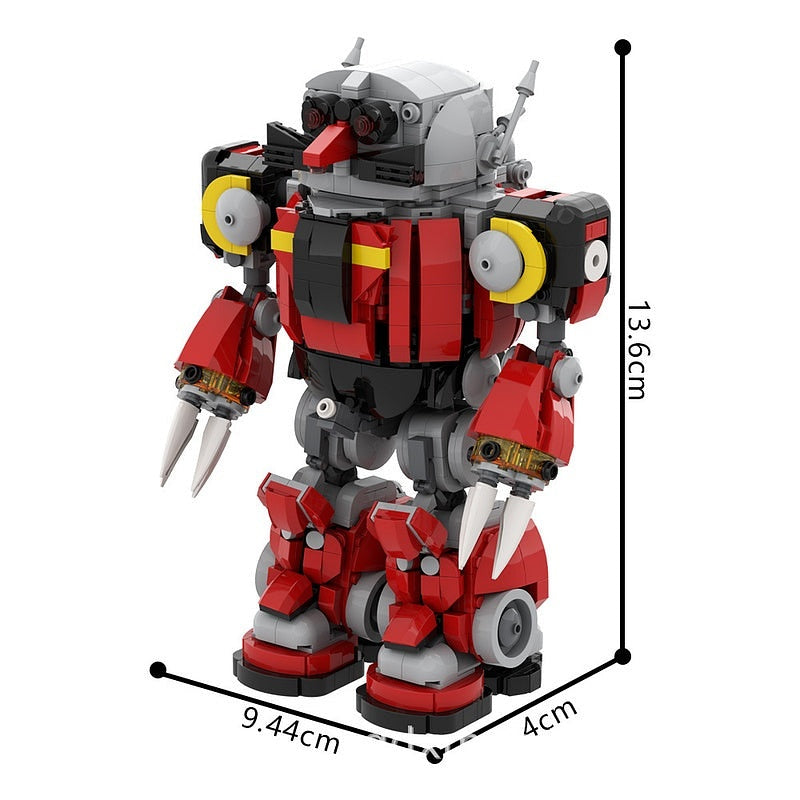 Articulated Giant Egg Battle Mecha MOC Robot Building Kit - 7
