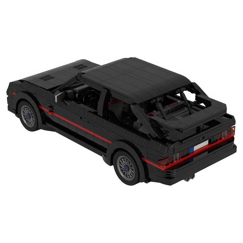 Black Classic Touring Hatchback MOC Building Kit - 4