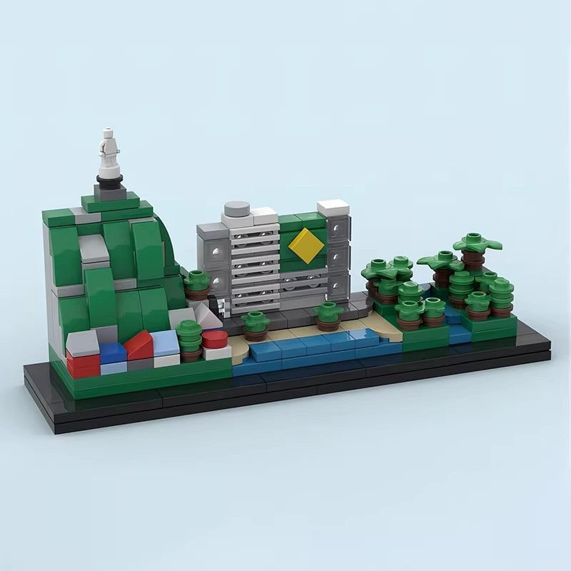 Brazil Skyline MOC Building Kit | City Architecture Display Model - 5