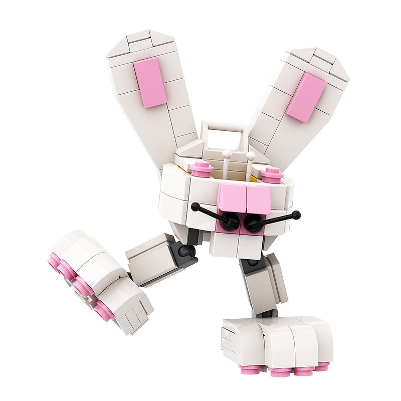Bunny-bot MOC Building Kit | Easter Robot Bunny Character Model - 5