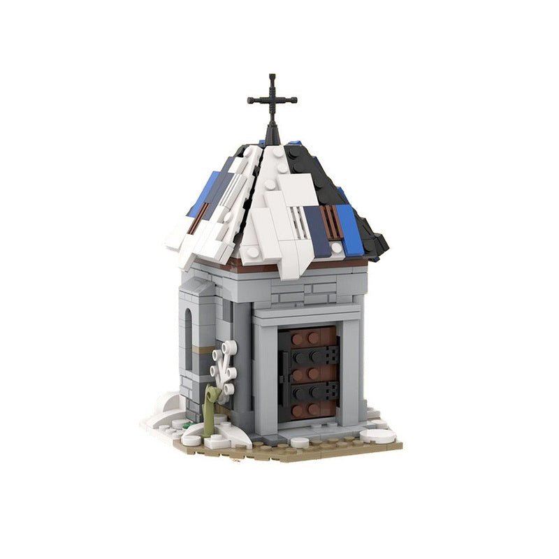 Chapel MOC Building Kit | Historic Architecture Model - 3
