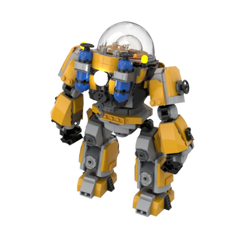 Deep Sea Exo Suit MOC Building Kit | Underwater Mecha Robot Model - 5