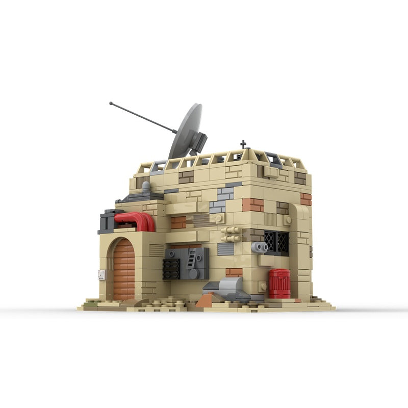 Desert Outpost House MOC Sci-Fi Architecture Building Kit - 4