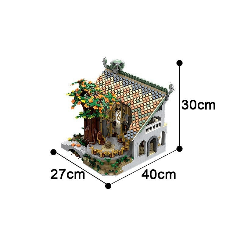 Epic Fantasy Council Chamber MOC Diorama Building Kit - 3