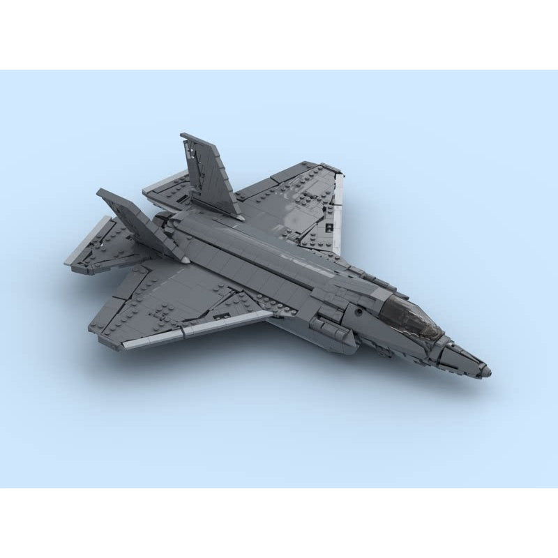 F-35C Stealth Fighter Jet MOC Building Kit - 4