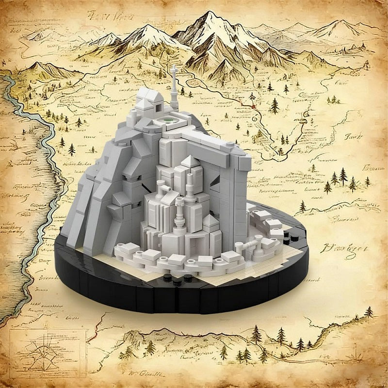 Fantasy White Tower City MOC Building Kit - 11