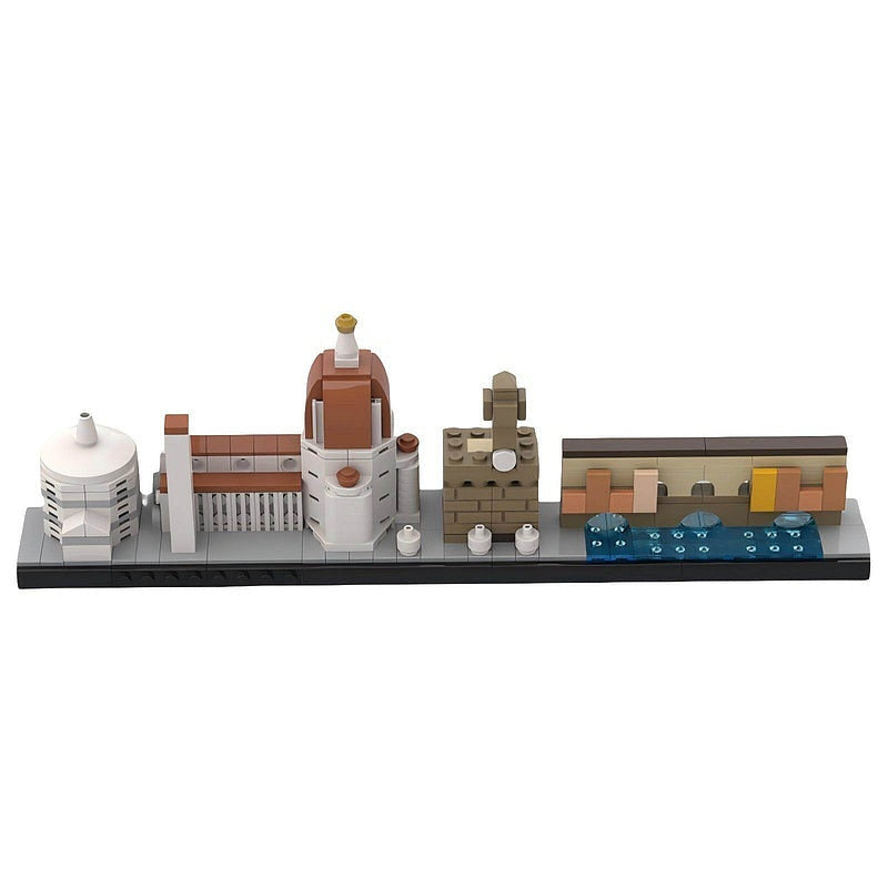 Florence Skyline MOC Building Kit | Italian Landmark Architecture Model - 3