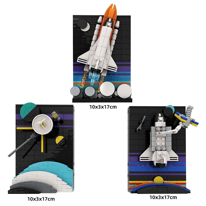 Further Space Exploration Postcards MOC Space Diorama Building Kit - 4