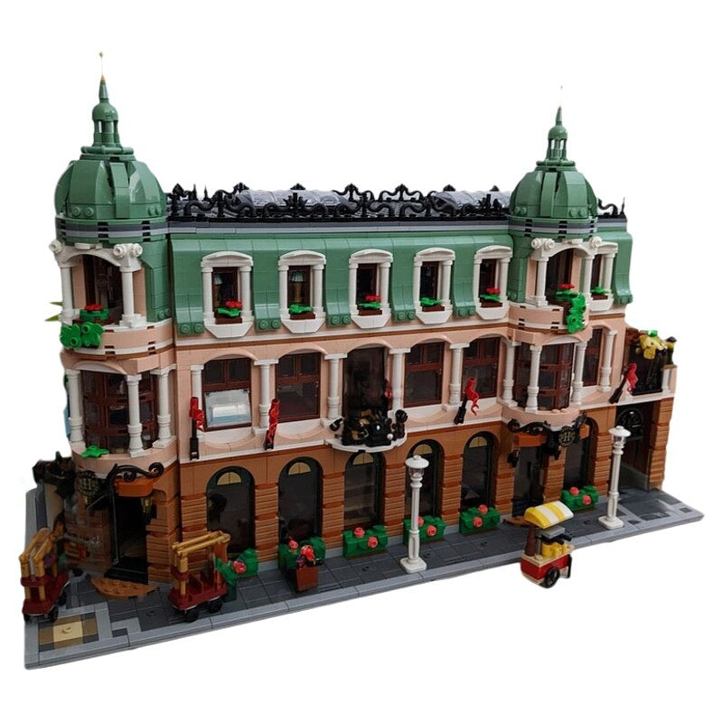Grand Twin-Dome Boutique Hotel MOC Building Kit - 5