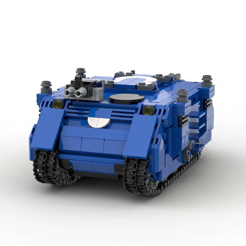 Grimdark Sci-Fi Tracked APC Building Kit | Compatible MOC - 5