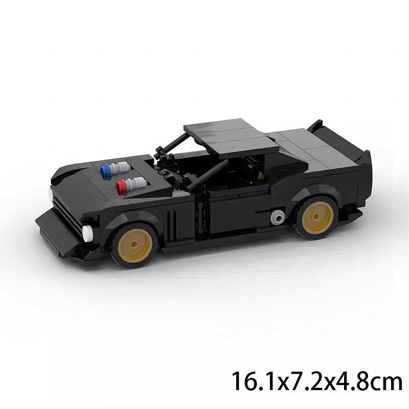 Gymkhana Drift Muscle Car Building Kit | Compatible MOC - 6