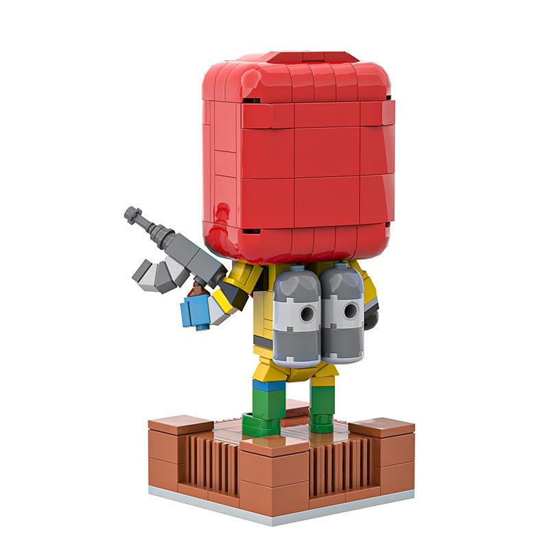 Hazmat Survival Character MOC Building Kit | Post Apocalyptic Figure - 6
