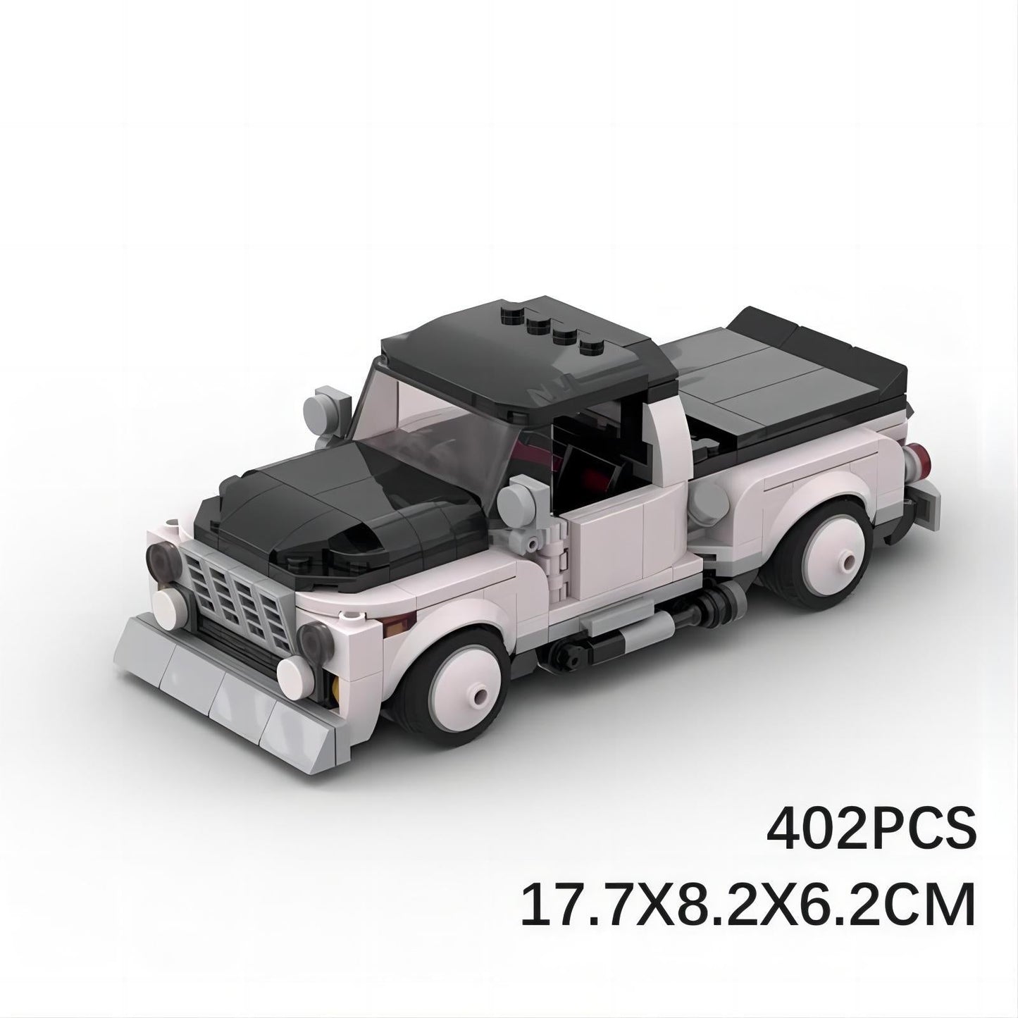 Hoonitruck White Building Kit | Compatible MOC - 6
