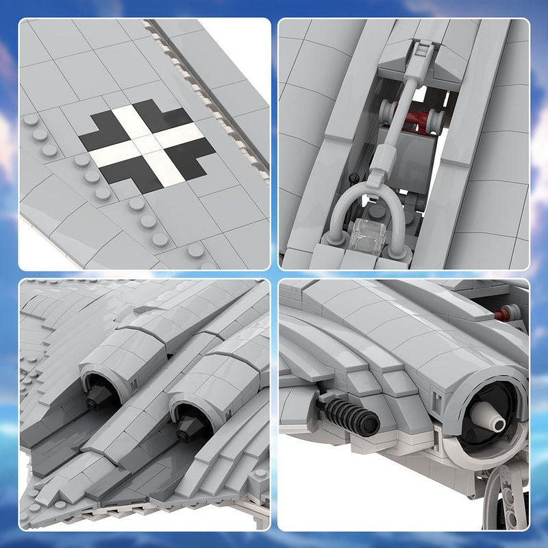 Horten Ho 229 Stealth Fighter MOC Building Kit - 6