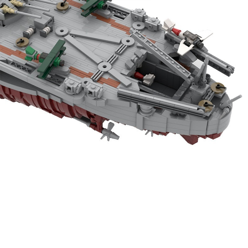 IJN Yamato 1:200 MOC Building Kit | WWII Battleship Display Model - 5