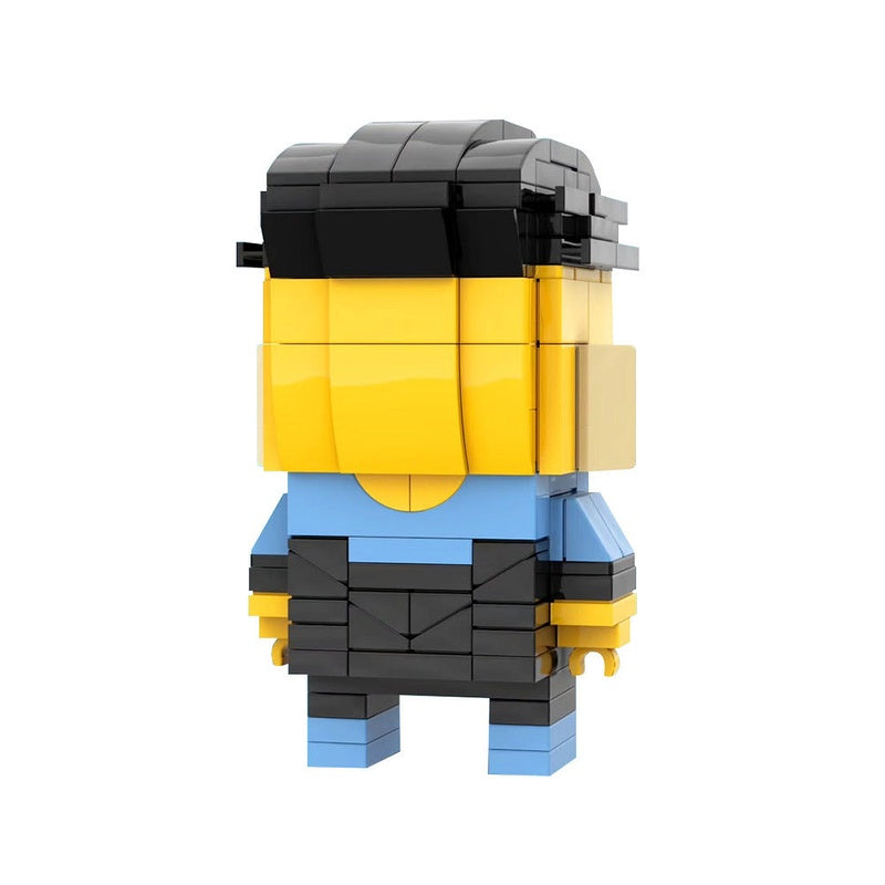 Indestructible Hero MOC Cube Character Building Kit | Warrior Figure Model - 6