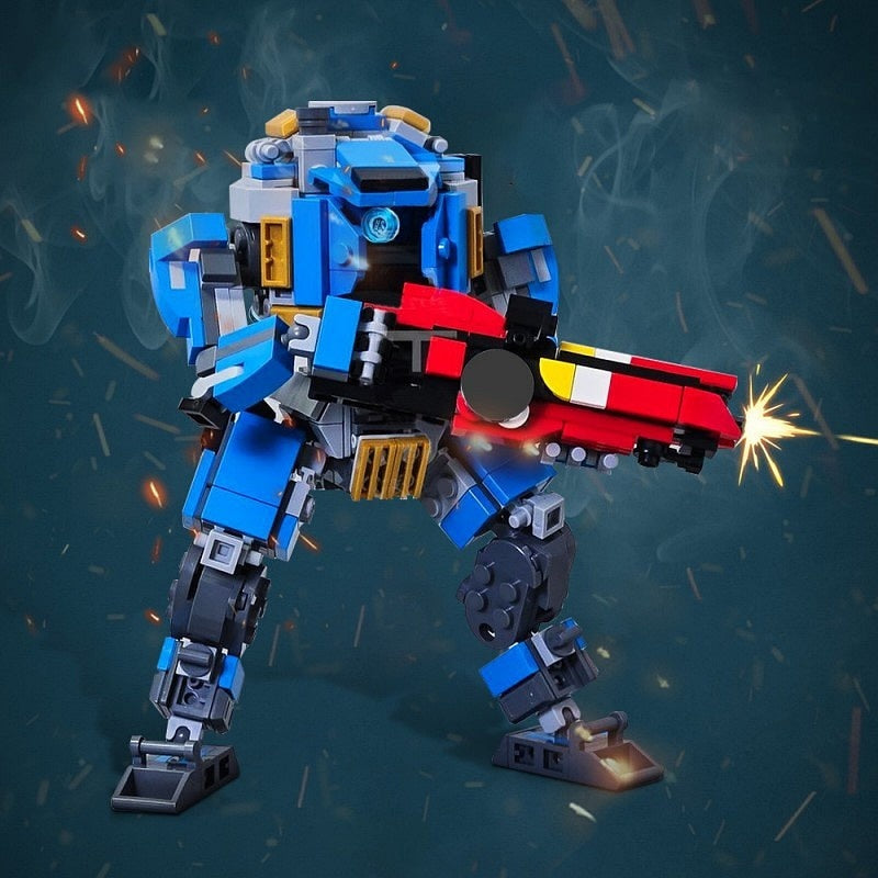 Ionized Vanguard Pilot Mecha MOC Building Kit | Futuristic Robot Model - 5
