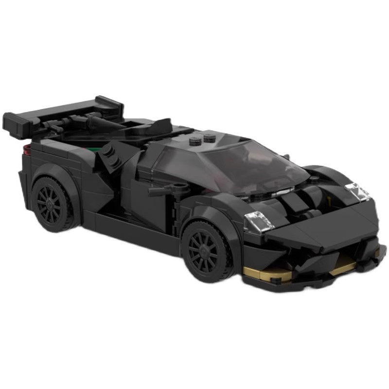 Italian V10 Super Trofeo Track Supercar Building Kit | Compatible MOC - 5