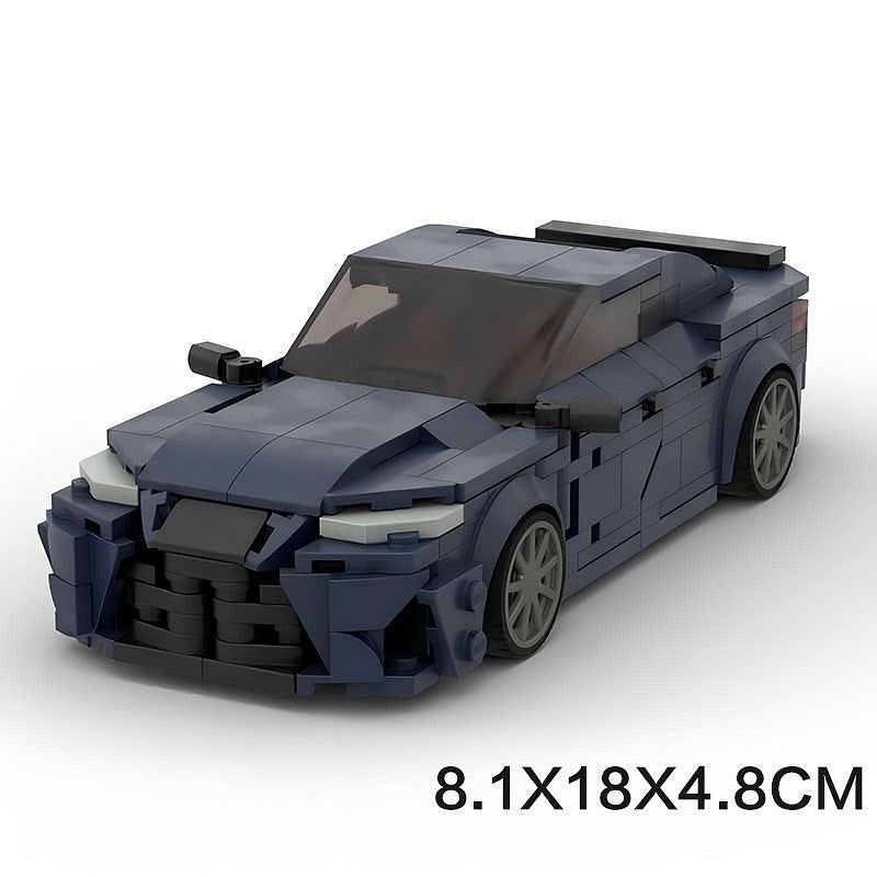 Luxury Sport Sedan MOC Vehicle Building Kit | Performance Car Design - 5