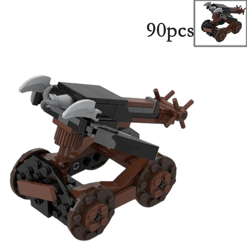 Medieval Ballista MOC Building Kit | Historic Siege Weapon Model - 10