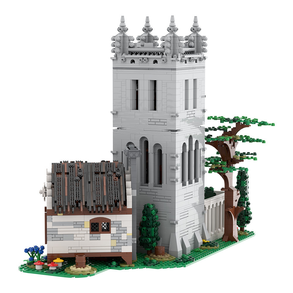medieval library building set | compatible - 6