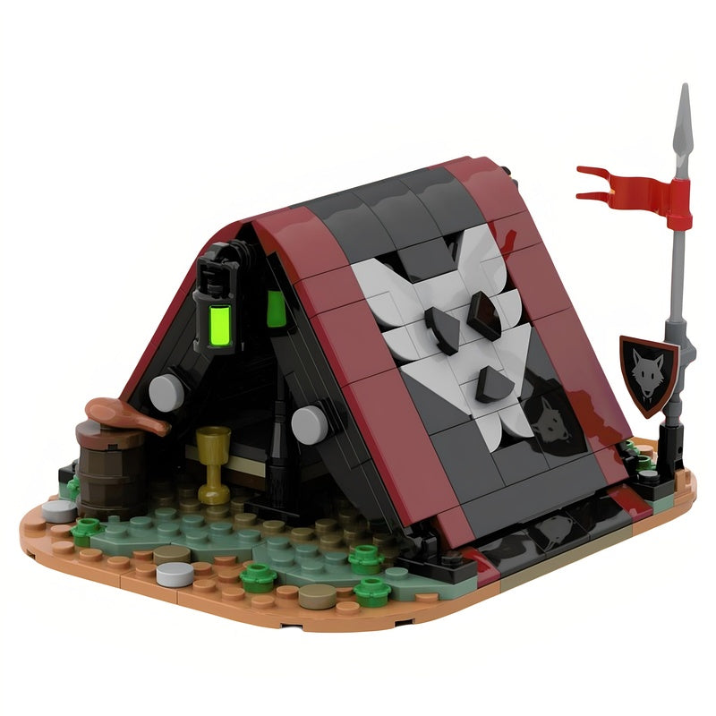 Medieval Outlaw Camp Tent MOC Building Kit - 2