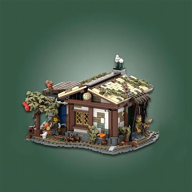 Medieval Village Hut MOC Rustic Cottage Architecture Building Kit - 3