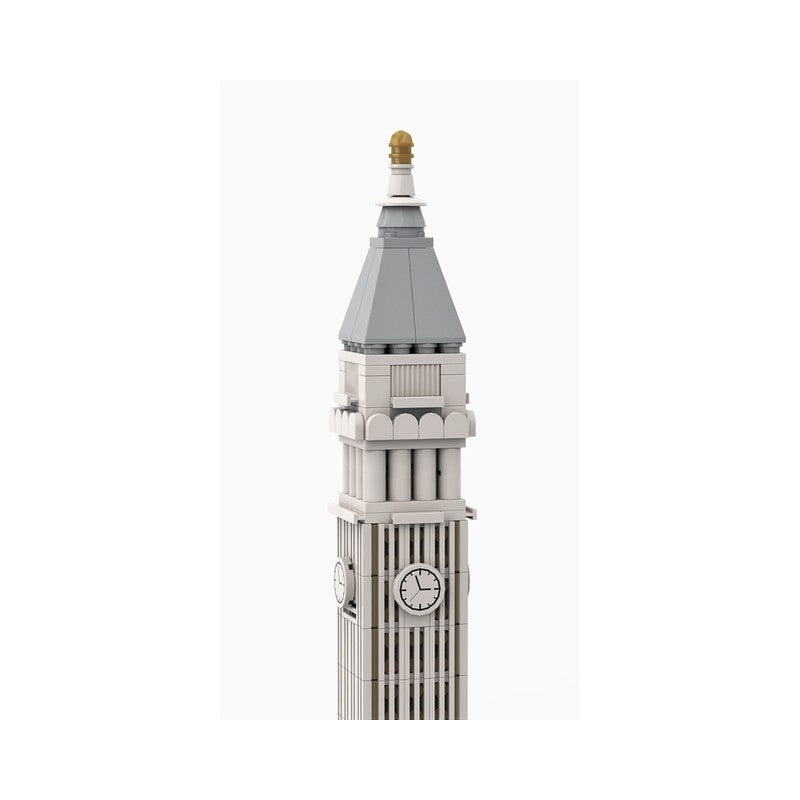 Metropolitan Life Tower MOC Building Kit | 1:800 Scale Architecture Model - 3