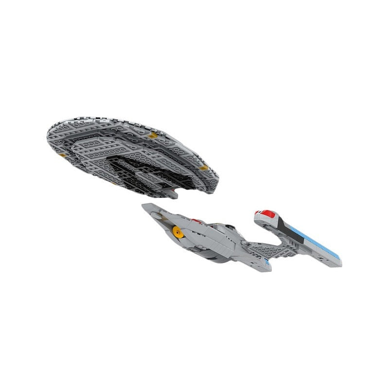 Midi Scale Galaxy Explorer Star Cruiser MOC Building Kit Spacecraft Model - 6