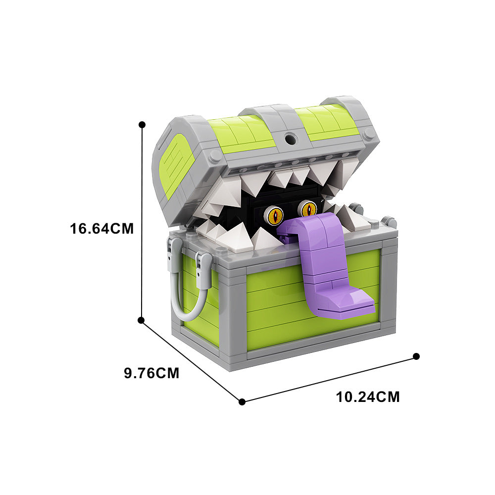 Mimic Treasure Chest Fantasy Monster MOC Building Kit - 8