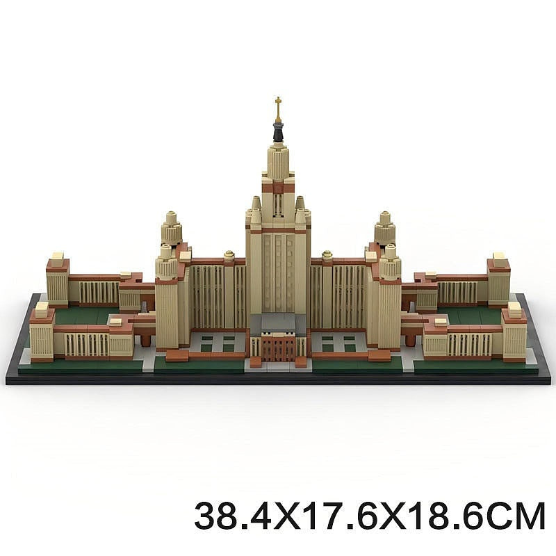 Moscow State University Skyline MOC Building Kit - 5