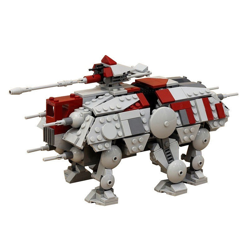 Motorized 6-Legged Galactic Walker MOC Building Kit | Sci-Fi Mecha Model - 4