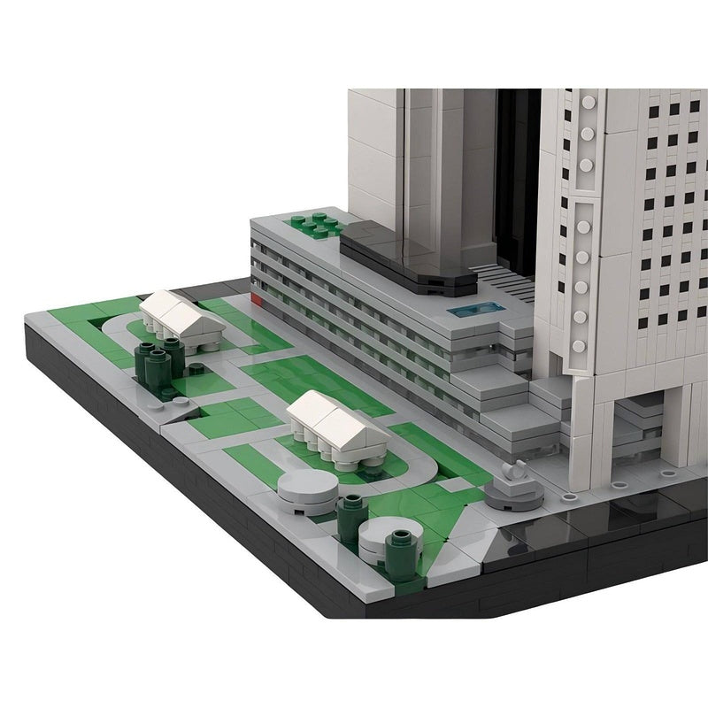 One Raffles Place Singapore Skyscraper Building Kit | LEGO-Compatible MOC - 6