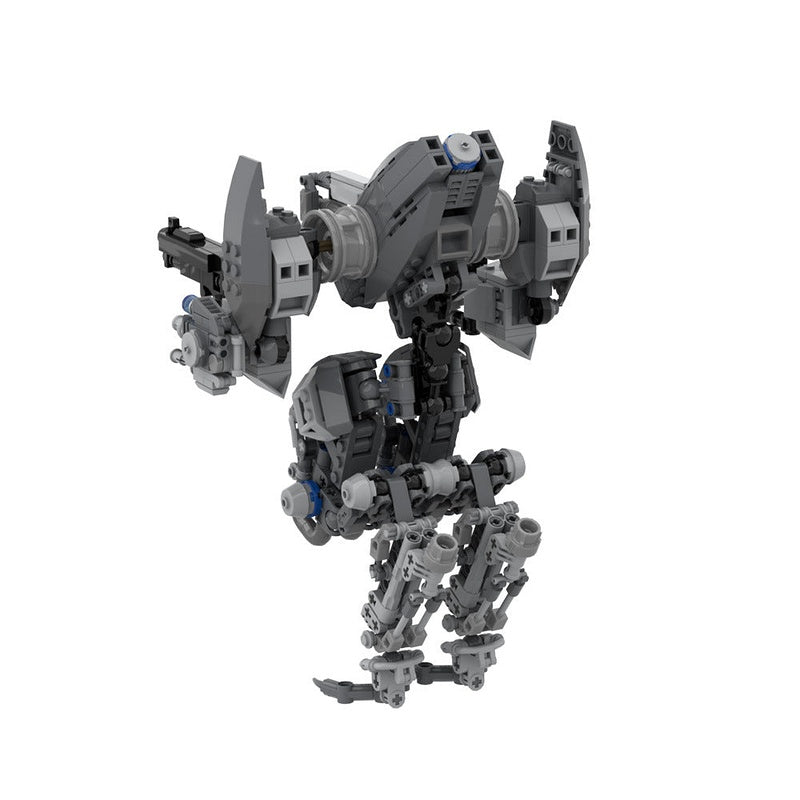 Phobos Mecha MOC Building Kit | Futuristic Robot Figure Model - 7