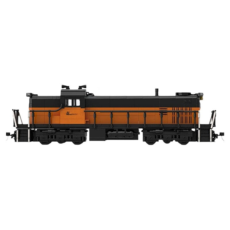 RSC-2 Classic Diesel Road Switcher Locomotive MOC Building Kit - 4