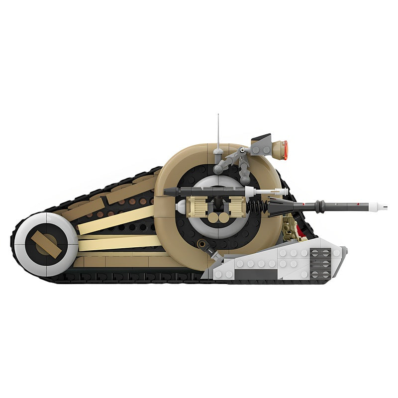 Sci-Fi Tracked Snail Tank MOC Building Kit - 3