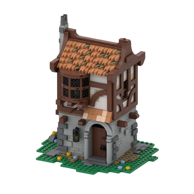 Small Medieval Home MOC Building Kit | Historic Village Architecture - 5