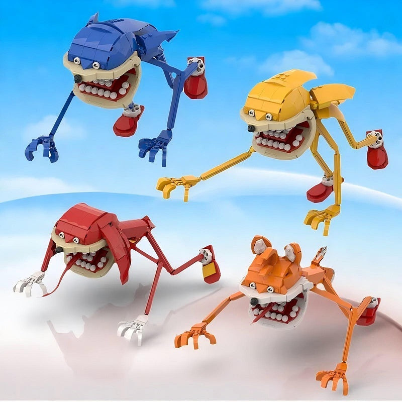 Speed Hedgehog Character MOC Figure Building Kit - 7