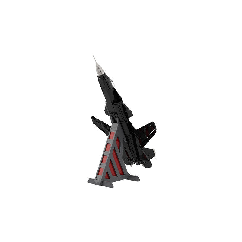 Su-47 Berkut MOC Building Kit | Forward Swept Fighter Jet Model - 4