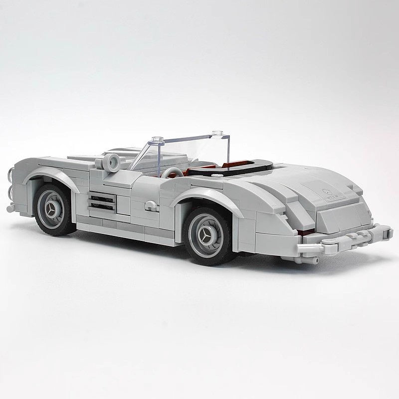 Vintage 300 SL Roadster & Gullwing Sports Car Building Kit | 8 studs Compatible MOC - 4