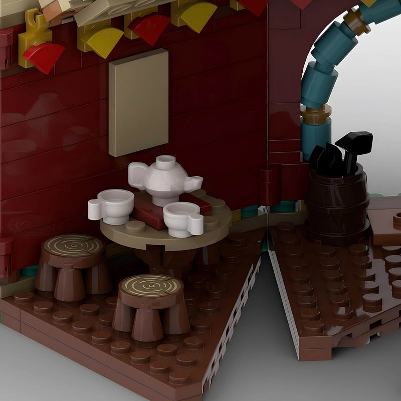 Wild Frontier Horse Stable MOC Rural Building Kit - 6