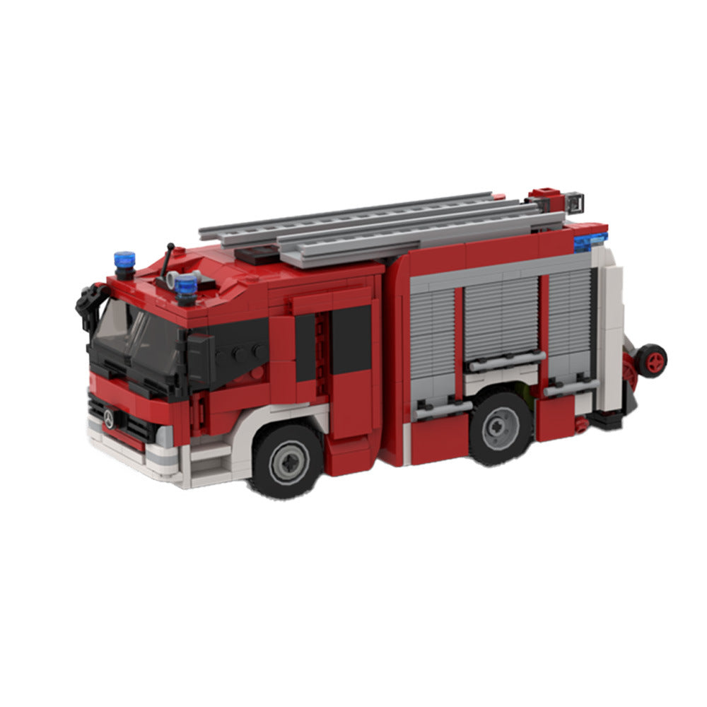 Fire Trucks MOC Building Kits | Compatible with LEGO Bricks