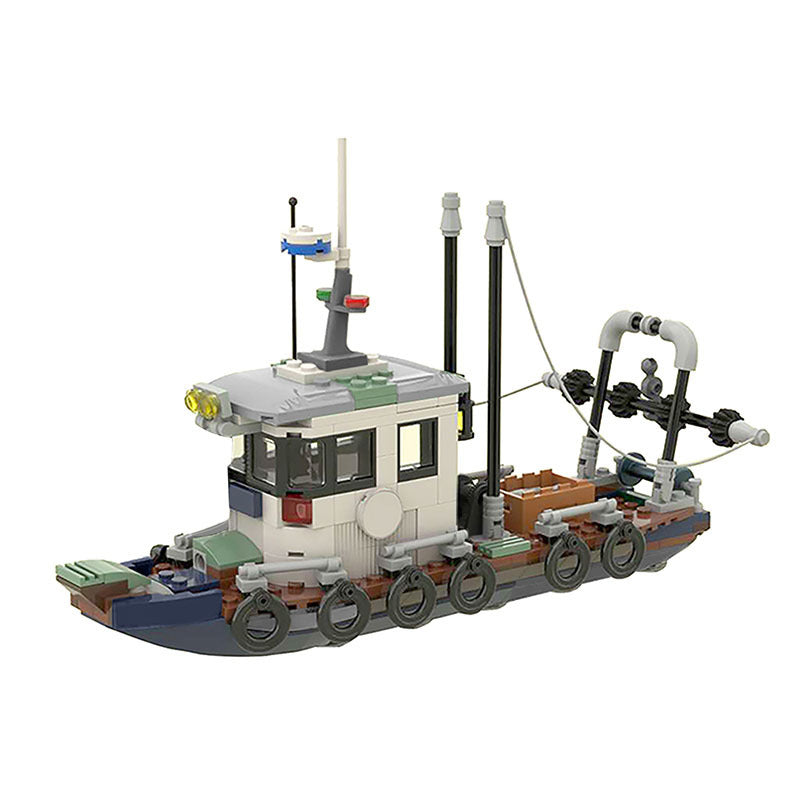 Modern & Civilian Ships MOC Building Kits | Compatible with LEGO Bricks