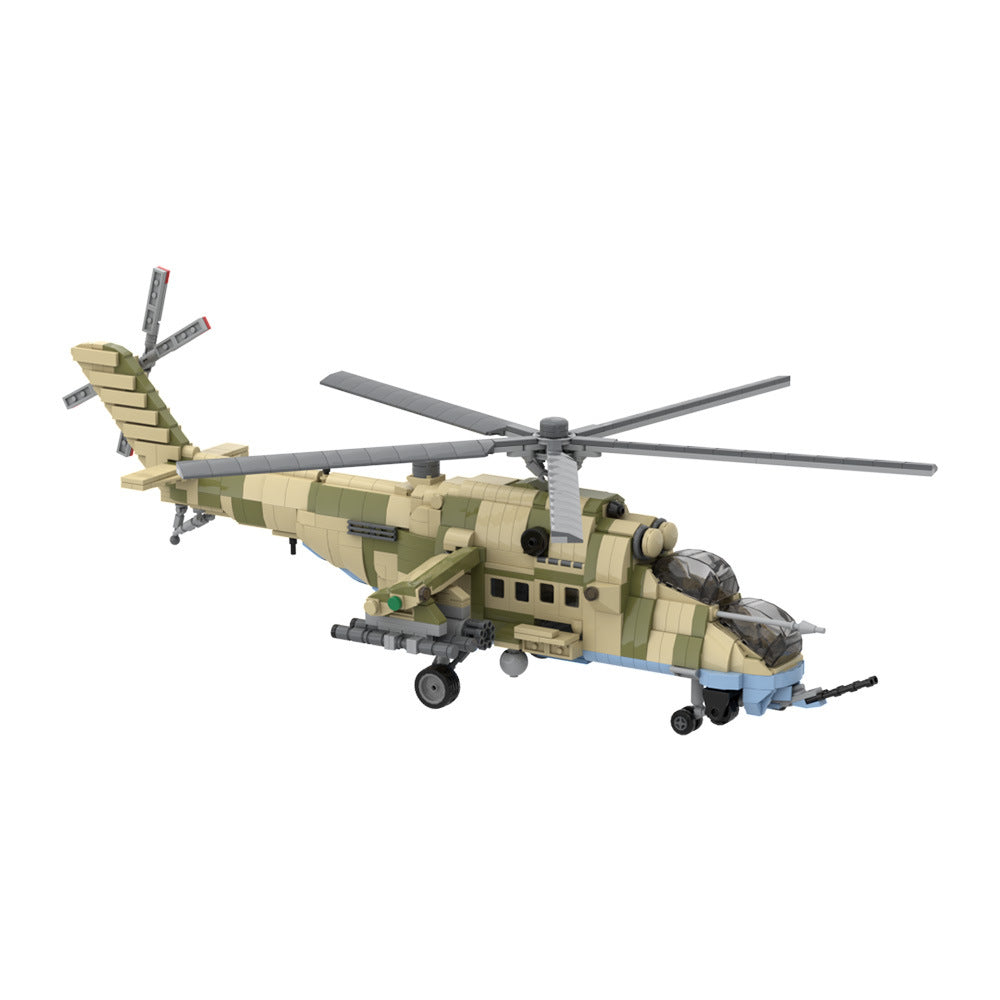 Helicopter MOC Building Kits | Compatible with LEGO Bricks