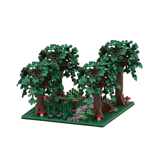 Kit de construction de forêt médiévale | MOC compatible LEGO